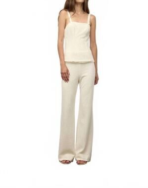 NEW IRIS SETLAKWE women's wide leg pant in ivory